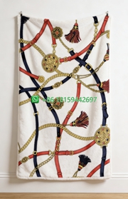 Hermes Throw Blankets